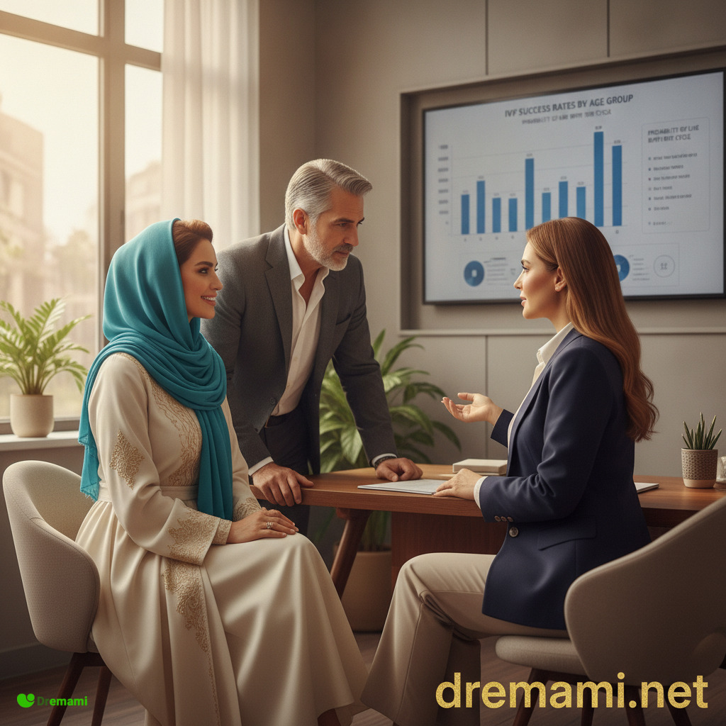 موفقیت آی وی اف بالای ۴۰ سال